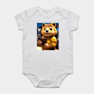 Quokka Selfie 01 Baby Bodysuit